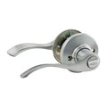 Kwikset Balboa Lever Privacy Door Lock with New Chassis and 6AL Latch and RCS Strike Satin Chrome Finish 300BL-26D